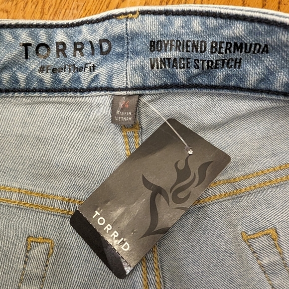 Crop Boyfriend Straight Vintage Stretch Mid-Rise Jean, size 24 new with … - Picture 10 of 12